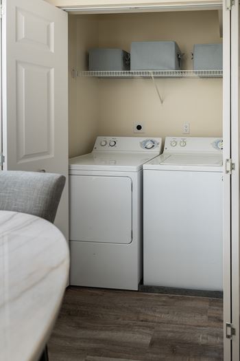 Washer and dryer